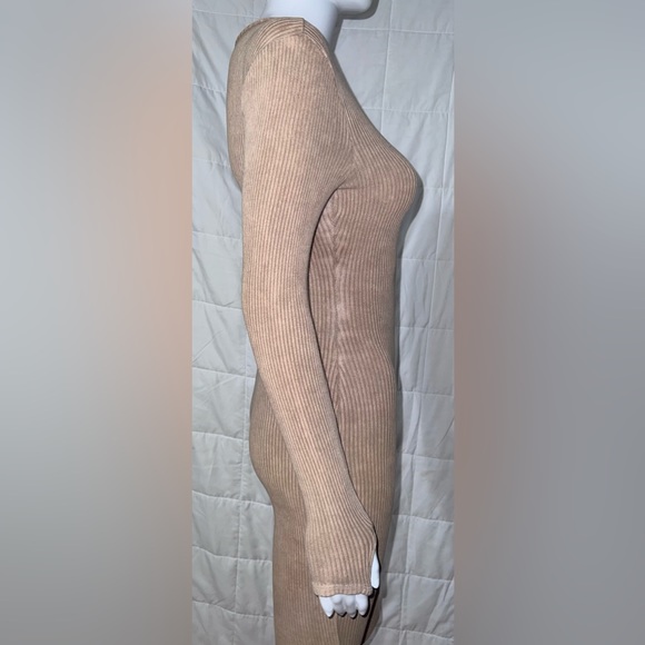 Mineral Wash Jumpsuit - Light Brown - Picture 2 of 4